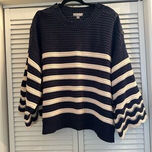 J. Crew Women’s Striped Cotton Sweater